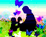Image of people in a meadow
